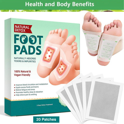 ODDEVEN Natural Detox Foot Patch – Supports Deep Sleep, Pain Relief & Circulation(200 g)