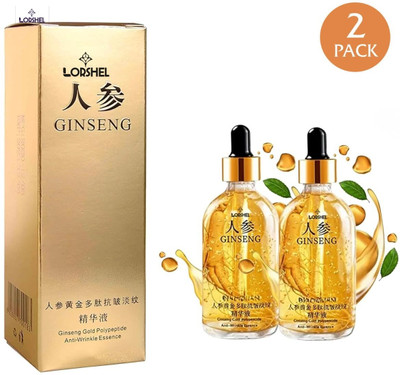 LORSHEL Ginseng Gold Essence Serum - reduces fine lines and wrinkles for dermatologic...(60 ml)