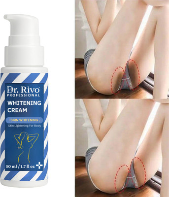 Dr.Rivo PROFESSIONAL Whitening Cream for Intimate Area, Private Parts, Underarm, Knees, Elbows, Inner Thigh, Bikini Areas(50 ml)