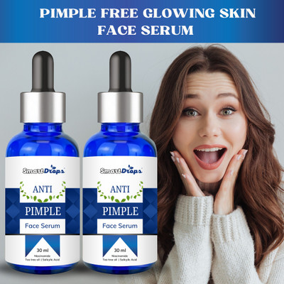 smartdrops Face Serum For Remove Dark Spot & Glowing Skin, Reduce Pigmitation, Remove Anti Pimples And Whitening Skin(60 ml)