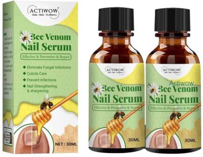 ACTIWOW Bee Venom Nail Serum Revive Gloss for Dull Nails A001(20 ml)