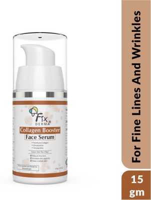 Fixderma Hydrolyzed Collagen Booster Face Serum for Fine Lines & Wrinkles, Serum for Face(15 ml)