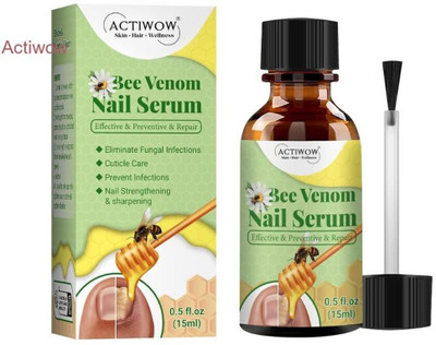 ACTIWOW Bee Venom Nail Serum Natural Shine Elixir(20 ml)