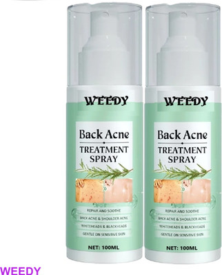 WEEDY Back Acne Solution Spray for Clear, Smooth Skin(200 ml)