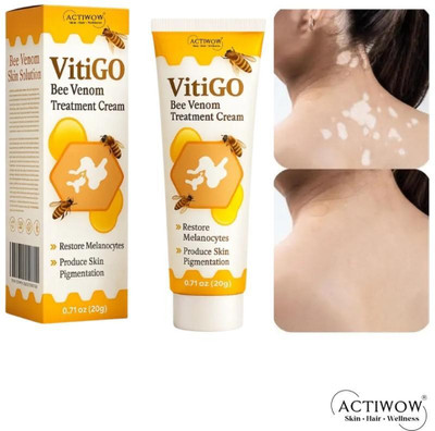 ACTIWOW Vitigo Bee Venom Cream for Fast Absorption Skin cream(100 g)