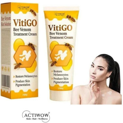 ACTIWOW Vitigo Bee Venom Cream for Travel-Sized Relief(100 g)