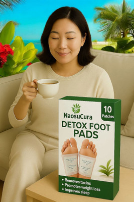 Naosucura Sleep Better and Detoxify Naturally with Herbal Foot Pads – Pack of 10 Pieces(100 g)