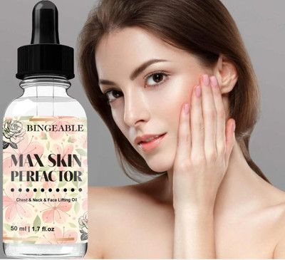 Bingeable Max Skin Perfector 60ml Oil – Lifting Solution for Chest, Neck & Face(60 ml)
