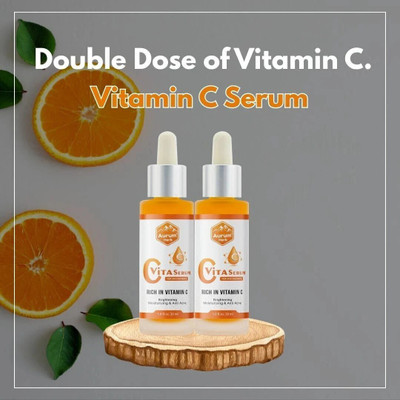AURUM HERB Vita Serum with Vitamin C for Skin Brightening, Anti-Acne, Hydration & Radiance Boost(60 ml)