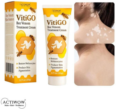 ACTIWOW Vitigo Bee Venom Cream for Midday Touch-Ups(100 g)