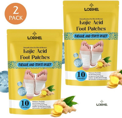 LORSHEL Cleansing Toxin Remover Kojic Foot Pads for Improving Circulation(200 g)