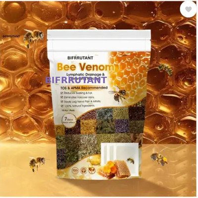 BIFRRUTANT Foot Patches Detox with Natural Bamboo and Bee Venom(100 g)