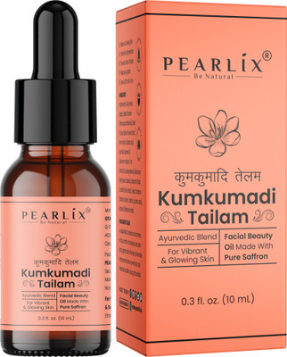 PEARLiX Kumkumadi Tailam Pure | Face & Aromatherapy | Detan, Pigmentation, Relaxation(10 ml)