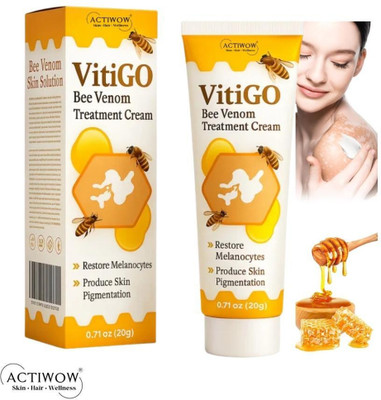 ACTIWOW Vitigo Bee Venom Cream for Gentle Scented Relief cream(100 g)