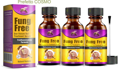 Prefetto COSMO Fungi Free Bee Venom Nail Serum 3-Pack Rejuvenate & Restore(90 ml)
