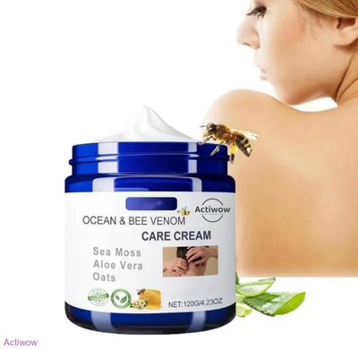 ACTIWOW Bee Venom Ocean Cream for Instant Hair Smoothness and Shine Impact A01(50 g)