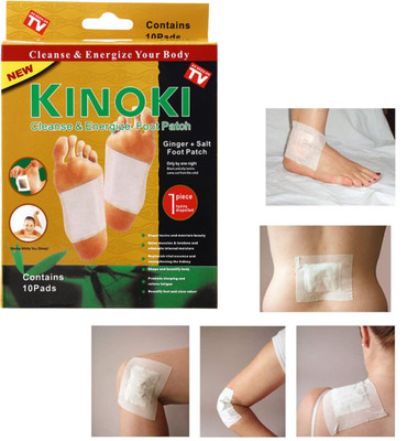 POWERFEEL Foot Patches Stress Relief Detox Patch Solution (1 BOX x 10 Patches)-A7(100 g)