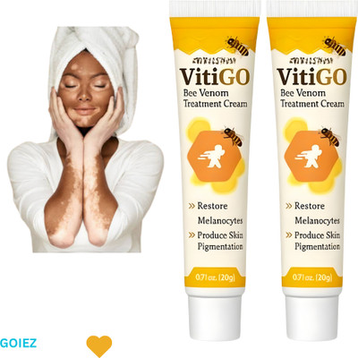 GOIEZ Bee Venom Vitiligo Cream For Healthy And Radiant Face – Pack Of 2(60 g)