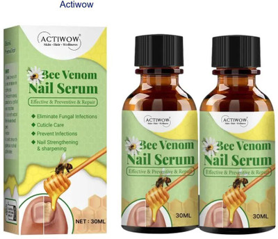 ACTIWOW Bee Venom Nail Serum Light Touch for Sensitive Nails A001(20 ml)