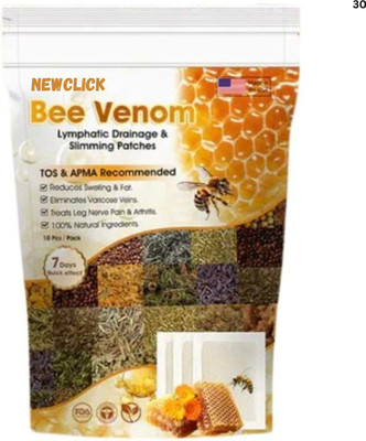 RJ GUDDU Herbal Bee Venom Detox Foot Patches – Natural Foot Care(50 g)