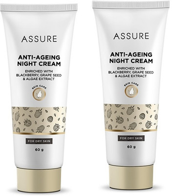 Rastic Assure Assure Anti-Ageing Night Cream Pack of 2(120 g)