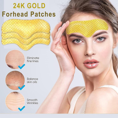 HUZURLU Forehead Wrinkle Patches, Wrinkle Patches with Collagen for Face(60 g)