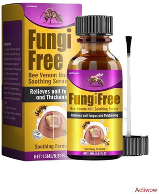 ACTIWOW Fungi Free Bee Venom Nail Serum Smooth Flow for Uniform Texture(30 ml)