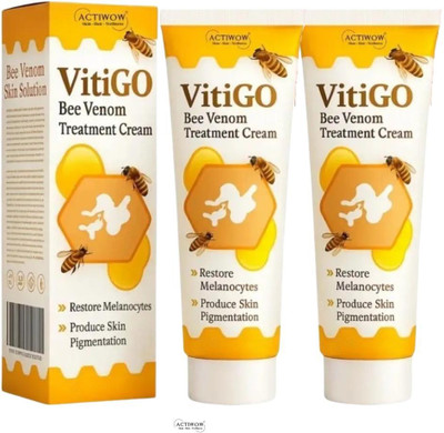 ACTIWOW Vitigo Bee Venom Cream for Mild Skin Conditions 2 Pcs QA(200 g)