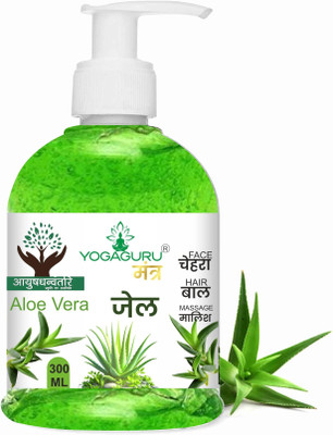 YOGAGURU MANTR 99% Pure Aloe Vera Gel 300ml(300 ml)