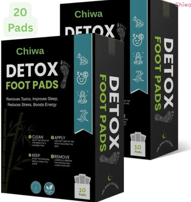 CHIWA HealSutra Detox Foot Pads That Reduce Swelling and Improve Sleep(200 g)