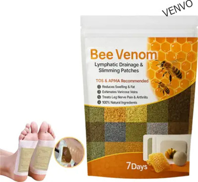 venvo Bee Venom Foot Patches Cleanse and Refresh Detox (10 patches)(100 g)