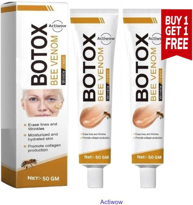 ACTIWOW Bee Venom Botox: Unlock Ageless Skin Without the Injections 1 Tube Free(50 g)