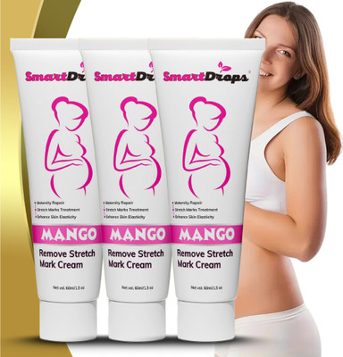 smartdrops Stretch Marks Cream for Pregnancy with the Goodness of Shea Butter, Vitamin E(180 ml)