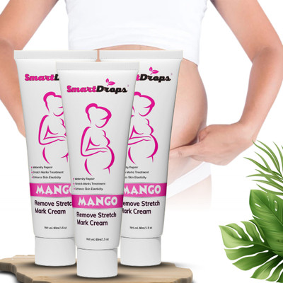 smartdrops Anti Stretch Marks & Scar Removal Cream for Pregnancy Marks & Thigh, Hipps, Arms Cream(180 ml)