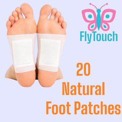FlyTouch Herbal Foot Pads for Better Sleep, Relaxation & Toxin Cleansing Overnight(150 g)
