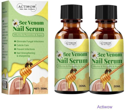 ACTIWOW Bee Venom Nail Serum Radiance Boost with Nature’s Touch A001(20 ml)