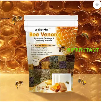 BIFRRUTANT Foot Patches Detox Bee Venom Pads Improve Circulation(100 g)