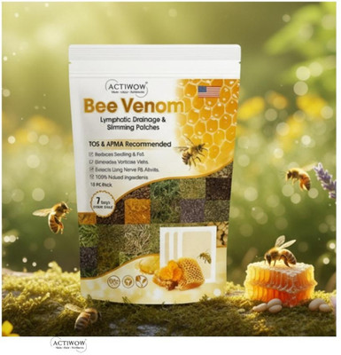 ACTIWOW Bee Venom Foot Patches Support Detox and Fight Daily Fatigue SKT(100 g)