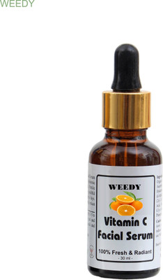 WEEDY Vitamin C & Hyaluronic Acid Serum for Face(30 ml)