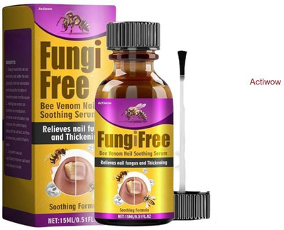 ACTIWOW Fungi Free Bee Venom Nail Serum Smooth Repair for Uneven Surfaces(30 ml)