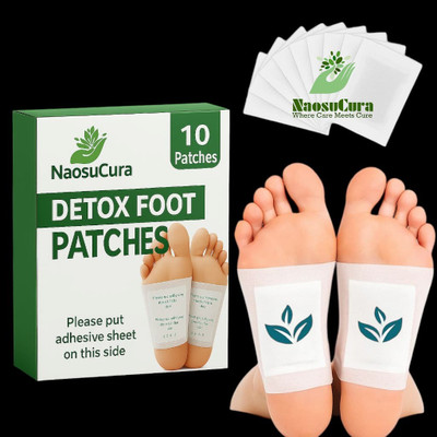 Naosucura Herbal Patch For Foot Detox That Helps Circulation, Relaxation And Pain Recovery(60 g)