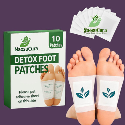 Naosucura Refreshing Herbal Detox Pads For Improved Energy And Healthy Foot Detox Solution(60 g)