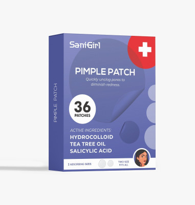SaniGirl Acne Pimple Patches 36 Dots Invisible Facial Dots with Hydrocolloid(36 g)
