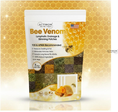 ACTIWOW Bee Venom Foot Patches Soften Skin While Drawing Out Hidden Toxins SKT(100 g)