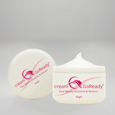 GoReady | Face Whitening, Reduces Dark Spots, Pigmentation & Blemishes Cream | Your All-in-One Solution for Radiant Skin!(50 g)