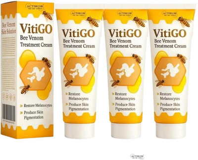 ACTIWOW Vitigo Bee Venom Cream for Plumping Effect 3 Pcs QA1(300 g)