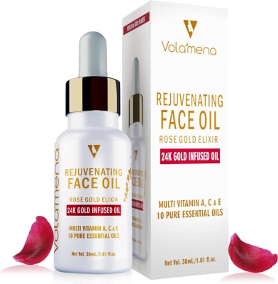 Volamena Rejuvenating Face Oil With Rose Gold and Multivitamins(30 ml)