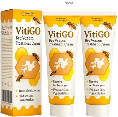 ACTIWOW Vitigo Bee Venom Cream for Skin Wellness Ritual 2 Pcs QA(200 g)
