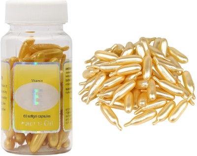 OLETSUN Vitamin E Soft Gel Capsules for Face | Glow Enhancing Facial Oil Drops(60 g)