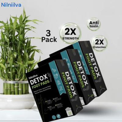 NILNIILVA Heal sutra detox foot pads support toxin flush and deep calm(30 g)